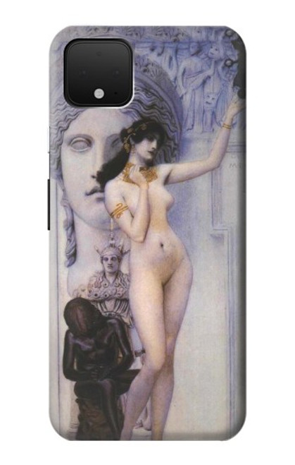 S3353 Gustav Klimt Allegory of Sculpture Hülle Schutzhülle Taschen für Google Pixel 4