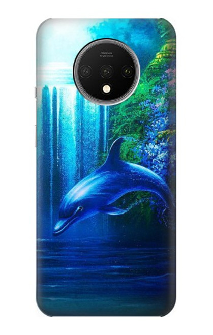 S0385 Dolphin Hülle Schutzhülle Taschen für OnePlus 7T
