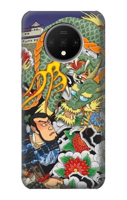 S0454 Japan Tattoo Hülle Schutzhülle Taschen für OnePlus 7T
