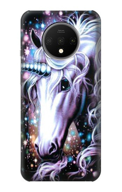 S0749 Unicorn Horse Hülle Schutzhülle Taschen für OnePlus 7T