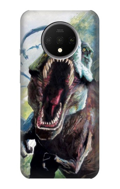 S1453 Trex Tyrannosaurus Rex Dinosaur Hülle Schutzhülle Taschen für OnePlus 7T