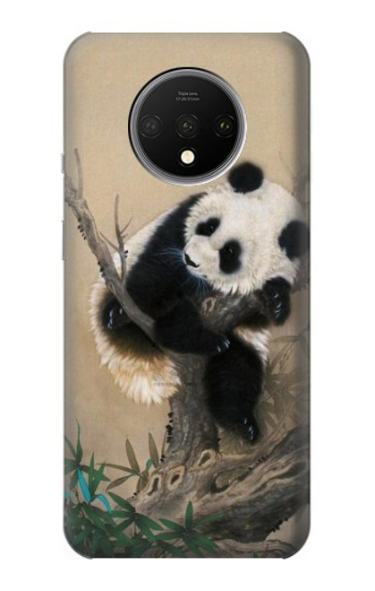 S2210 Panda Fluffy Art Painting Hülle Schutzhülle Taschen für OnePlus 7T