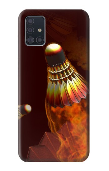 S1239 Badmintons Hülle Schutzhülle Taschen für Samsung Galaxy A51