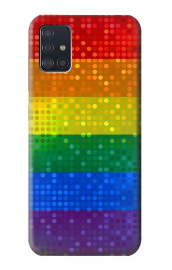 S2683 Rainbow LGBT Pride Flag Hülle Schutzhülle Taschen für Samsung Galaxy A51