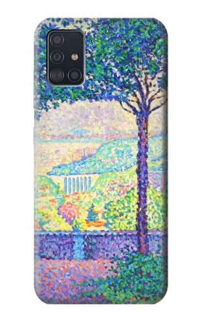 S3349 Paul Signac Terrace of Meudon Hülle Schutzhülle Taschen für Samsung Galaxy A51