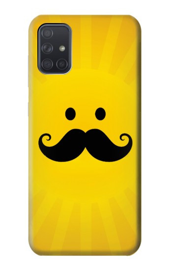 S1145 Yellow Mustache Sun Hülle Schutzhülle Taschen für Samsung Galaxy A71