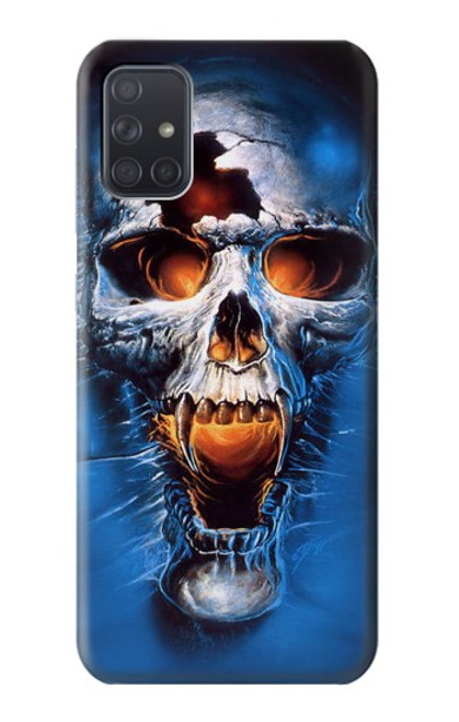 S1462 Vampire Skull Hülle Schutzhülle Taschen für Samsung Galaxy A71
