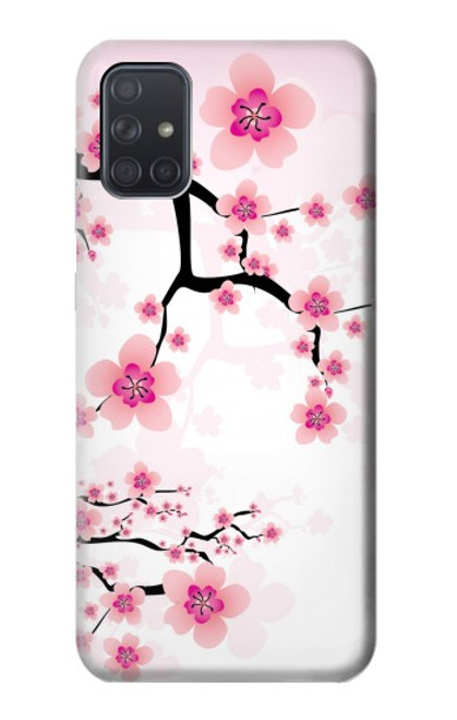 S2359 Plum Blossom Hülle Schutzhülle Taschen für Samsung Galaxy A71