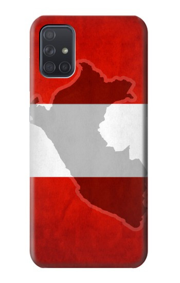 S3018 Peru Flag Hülle Schutzhülle Taschen für Samsung Galaxy A71
