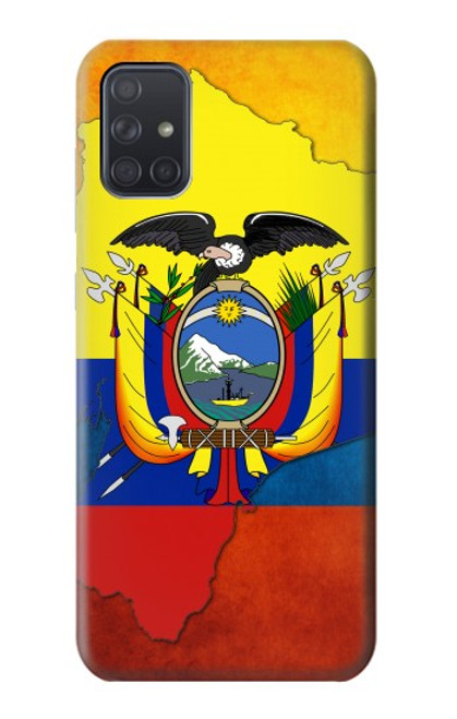 S3020 Ecuador Flag Hülle Schutzhülle Taschen für Samsung Galaxy A71