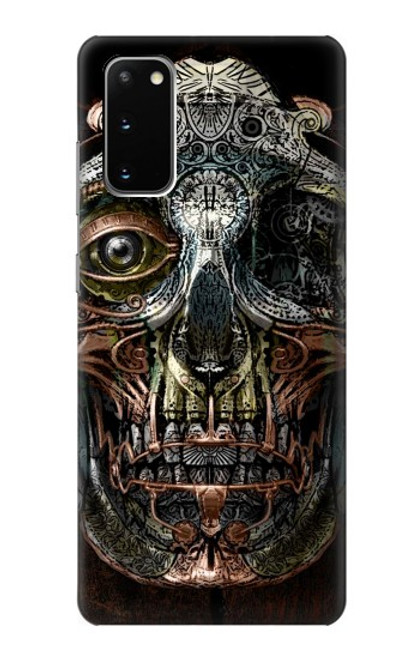S1685 Steampunk Skull Head Hülle Schutzhülle Taschen für Samsung Galaxy S20