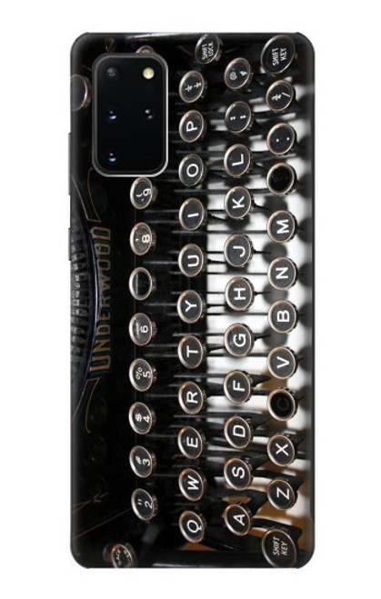 S0620 Typewriter Hülle Schutzhülle Taschen für Samsung Galaxy S20 Plus, Galaxy S20+