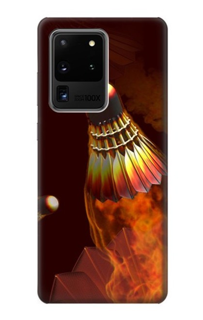 S1239 Badmintons Hülle Schutzhülle Taschen für Samsung Galaxy S20 Ultra