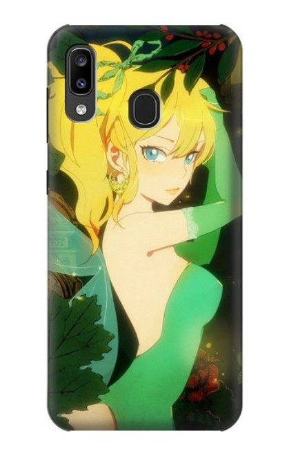 S0095 Peter Pan's Tinker Bell Hülle Schutzhülle Taschen für Samsung Galaxy A20, Galaxy A30