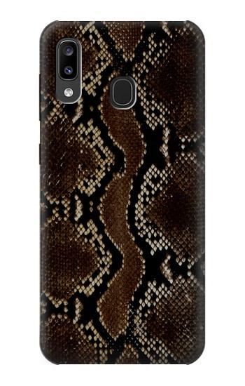S0553 Snake Skin Hülle Schutzhülle Taschen für Samsung Galaxy A20, Galaxy A30
