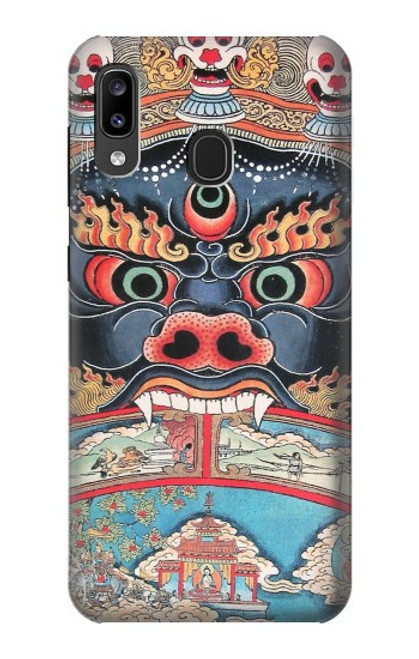 S0572 Tibet Art Hülle Schutzhülle Taschen für Samsung Galaxy A20, Galaxy A30