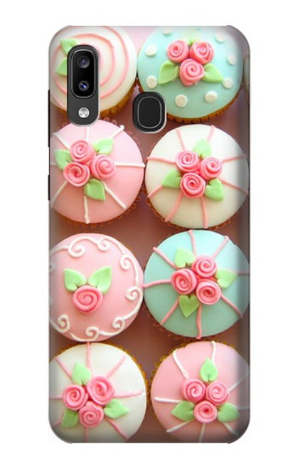 S1718 Yummy Cupcakes Hülle Schutzhülle Taschen für Samsung Galaxy A20, Galaxy A30