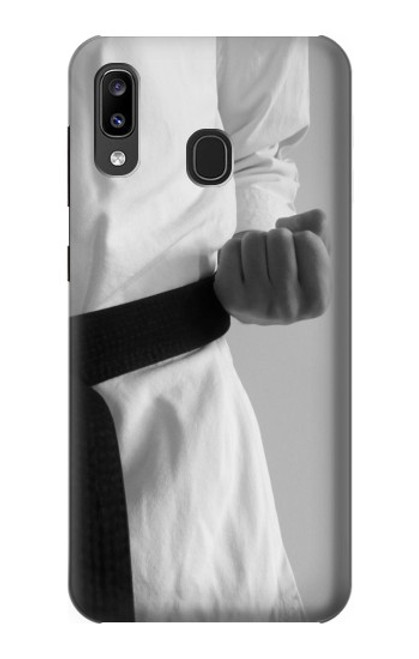 S1931 Black Belt Karate Hülle Schutzhülle Taschen für Samsung Galaxy A20, Galaxy A30