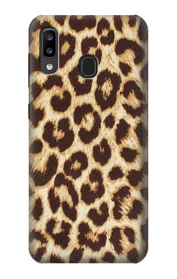 S2204 Leopard Pattern Graphic Printed Hülle Schutzhülle Taschen für Samsung Galaxy A20, Galaxy A30