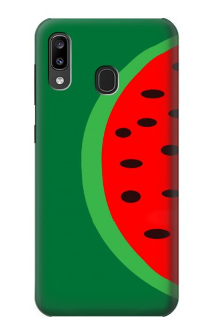 S2383 Watermelon Hülle Schutzhülle Taschen für Samsung Galaxy A20, Galaxy A30