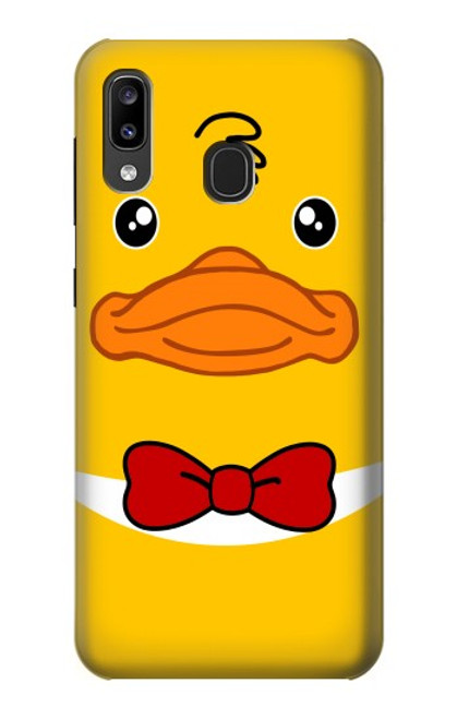 S2760 Yellow Duck Tuxedo Cartoon Hülle Schutzhülle Taschen für Samsung Galaxy A20, Galaxy A30 S2760 Yellow Duck Tuxedo Cartoon Hülle Schutzhülle Taschen für Samsung Galaxy A20, Galaxy A30