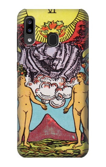 S2763 Lovers Tarot Card Hülle Schutzhülle Taschen für Samsung Galaxy A20, Galaxy A30