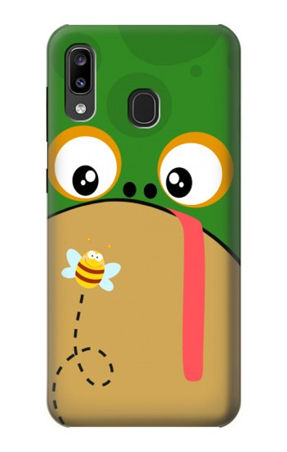 S2765 Frog Bee Cute Cartoon Hülle Schutzhülle Taschen für Samsung Galaxy A20, Galaxy A30