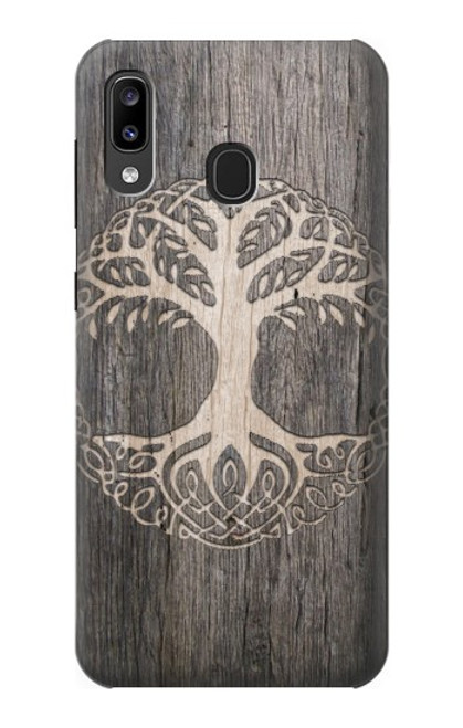 S3591 Viking Tree of Life Symbol Hülle Schutzhülle Taschen für Samsung Galaxy A20, Galaxy A30