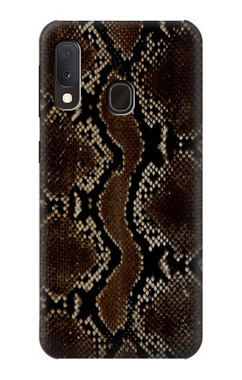 S0553 Snake Skin Hülle Schutzhülle Taschen für Samsung Galaxy A20e