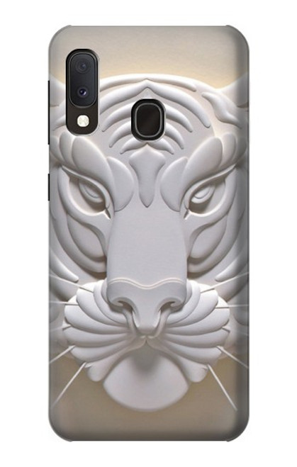 S0574 Tiger Carving Hülle Schutzhülle Taschen für Samsung Galaxy A20e