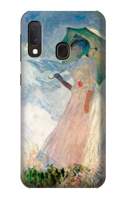 S0998 Claude Monet Woman with a Parasol Hülle Schutzhülle Taschen für Samsung Galaxy A20e