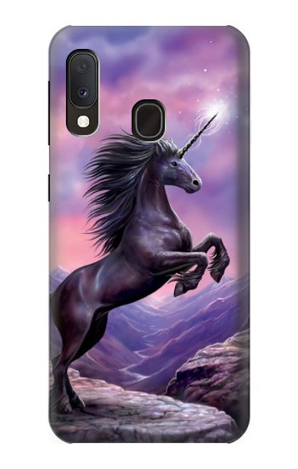 S1461 Unicorn Fantasy Horse Hülle Schutzhülle Taschen für Samsung Galaxy A20e