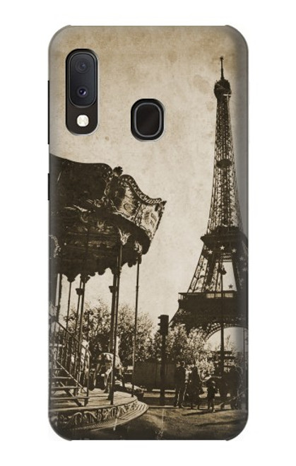 S2174 Eiffel Tower Vintage Paris Hülle Schutzhülle Taschen für Samsung Galaxy A20e
