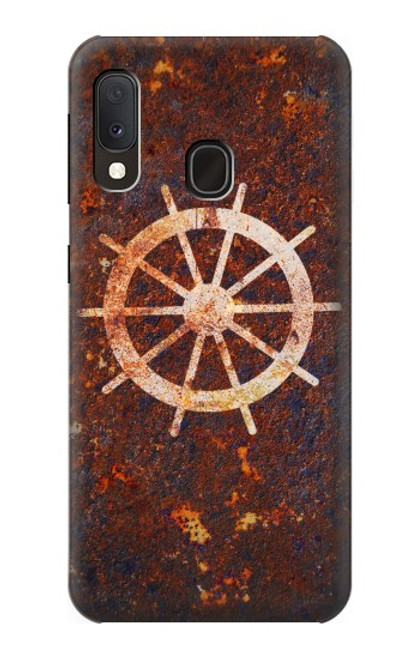 S2766 Ship Wheel Rusty Texture Hülle Schutzhülle Taschen für Samsung Galaxy A20e