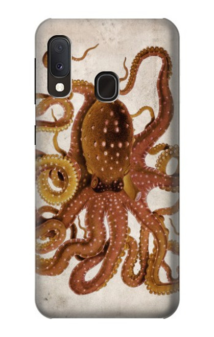 S2801 Vintage Octopus Hülle Schutzhülle Taschen für Samsung Galaxy A20e