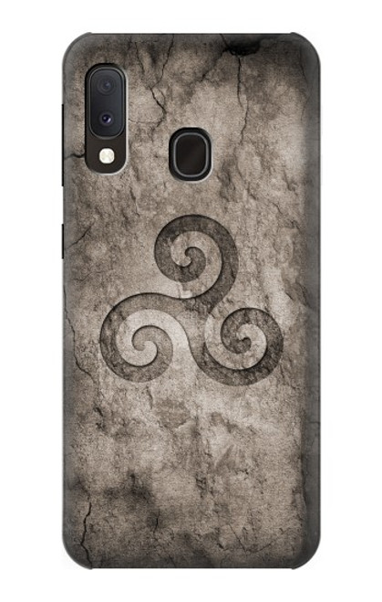 S2892 Triskele Symbol Stone Texture Hülle Schutzhülle Taschen für Samsung Galaxy A20e