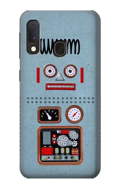 S3040 Retro Robot Toy Hülle Schutzhülle Taschen für Samsung Galaxy A20e