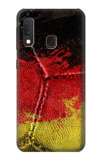 S3303 Germany Flag Vintage Football Graphic Hülle Schutzhülle Taschen für Samsung Galaxy A20e