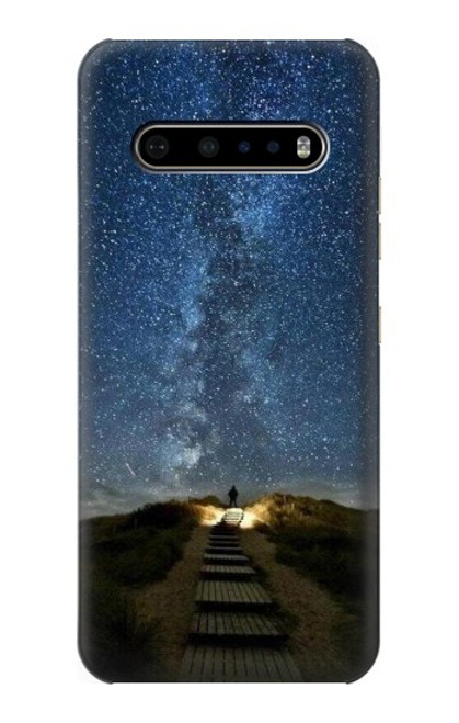 S0734 Stairway to Heaven Iceland Hülle Schutzhülle Taschen für LG V60 ThinQ 5G