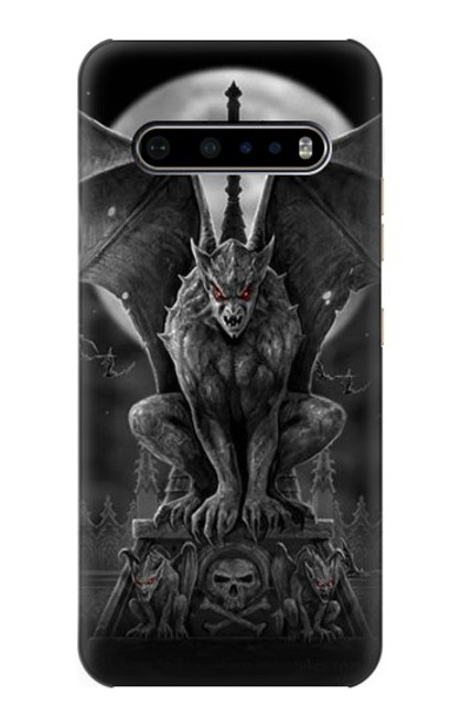 S0850 Gargoyle Devil Demon Hülle Schutzhülle Taschen für LG V60 ThinQ 5G