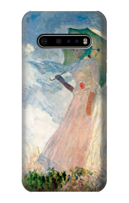 S0998 Claude Monet Woman with a Parasol Hülle Schutzhülle Taschen für LG V60 ThinQ 5G