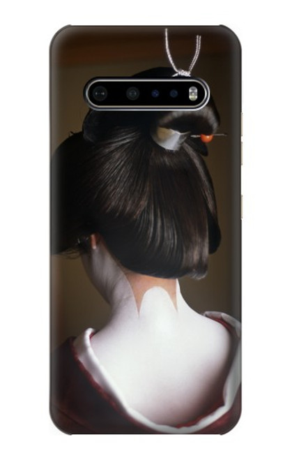 S1337 Japan Geisha Neck Hülle Schutzhülle Taschen für LG V60 ThinQ 5G