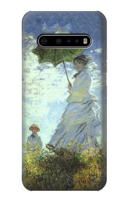 S2415 Claude Monet Woman with a Parasol Hülle Schutzhülle Taschen für LG V60 ThinQ 5G