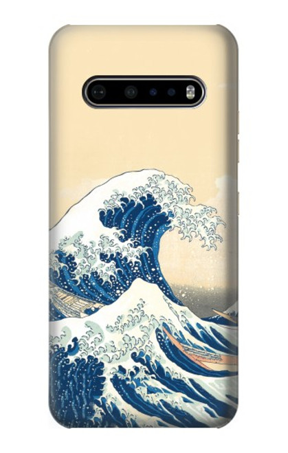 S2790 Hokusai Under The Wave off Kanagawa Hülle Schutzhülle Taschen für LG V60 ThinQ 5G