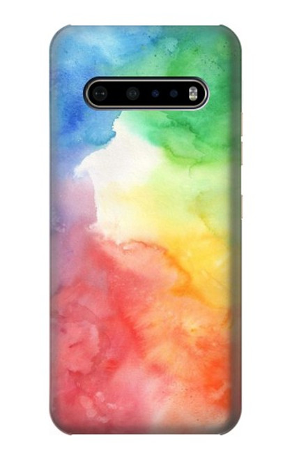 S2945 Colorful Watercolor Hülle Schutzhülle Taschen für LG V60 ThinQ 5G