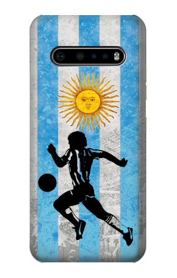 S2977 Argentina Football Soccer Hülle Schutzhülle Taschen für LG V60 ThinQ 5G