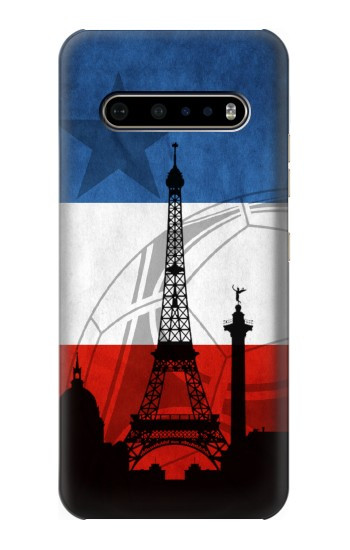S2980 France Football Soccer Hülle Schutzhülle Taschen für LG V60 ThinQ 5G