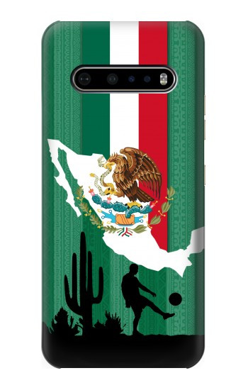 S2994 Mexico Football Soccer Hülle Schutzhülle Taschen für LG V60 ThinQ 5G