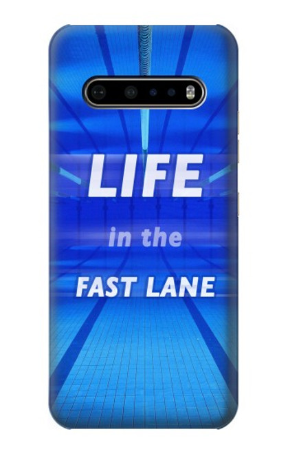 S3136 Life in the Fast Lane Swimming Pool Hülle Schutzhülle Taschen für LG V60 ThinQ 5G