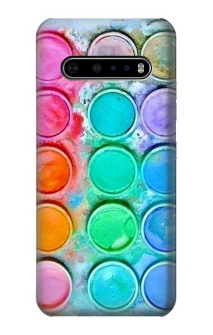 S3235 Watercolor Mixing Hülle Schutzhülle Taschen für LG V60 ThinQ 5G